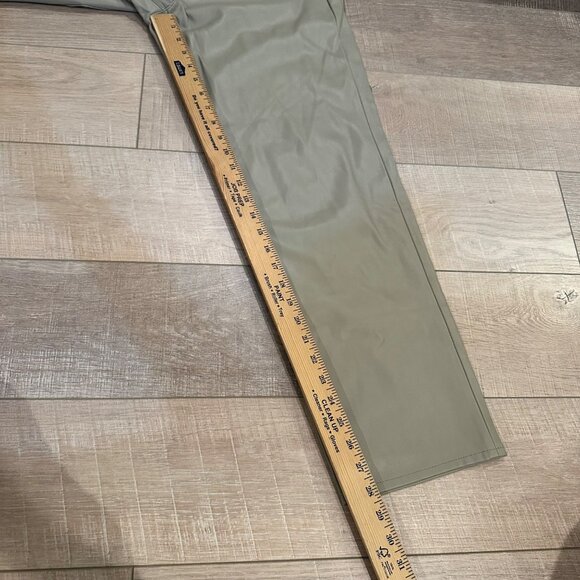 MADEWELL WOMENS PERFECT STRAIGHT HIGH RISE FAUX TAN LEATHER PANTS NEW SIZE 29 - Picture 3 of 13